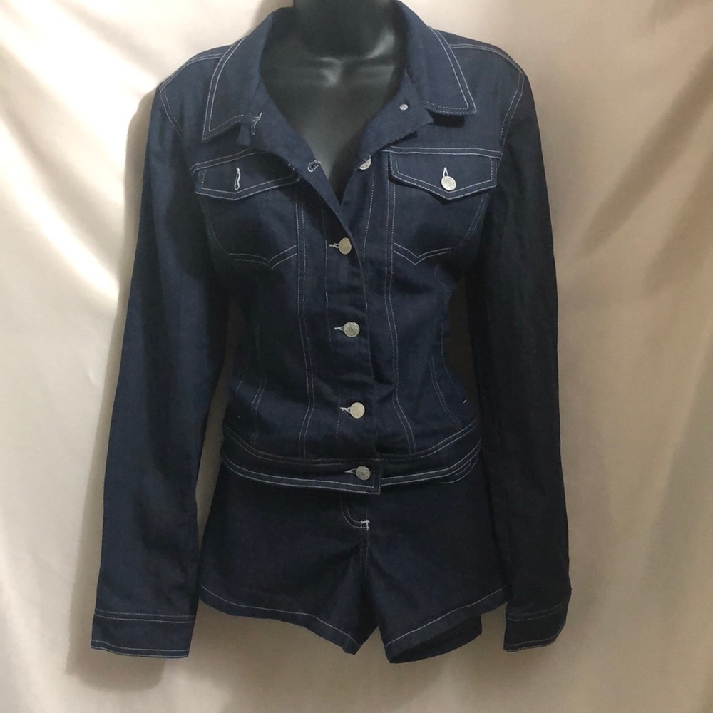 Cool and Chic Denim short set NWOT